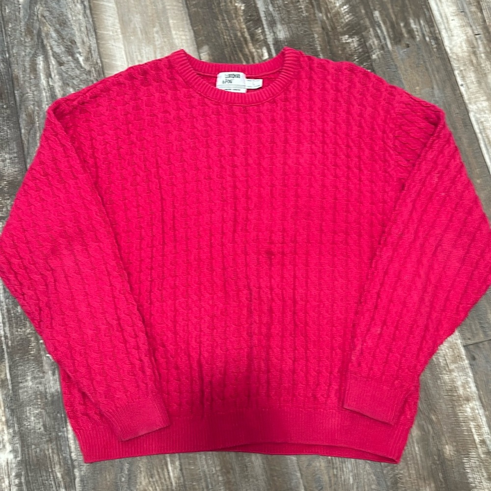 Vintage London fog knit sweater womens size Large